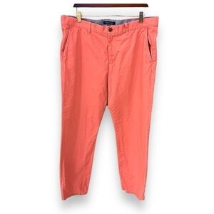 Tommy Hilfiger Men’s Cargo pants, salmon orange color, 36/34, 100%Cotton